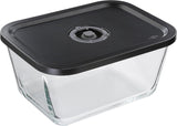 Vakuumsats Küchenprofi EASYFRESH | Set med 7 delar | 1x elektrisk vakuumpump, 1x vakuumburk S, M och L, 3x vakuumpåsar 22x21 cm | borosilikatglas, högkvalitativ plast | beredning och förvaring Matförvaringslådor Naty Shop Vakuumlåda Xl