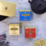 Twinings English Breakfast Tea Loose Black Tea in Tea Box Starkt svart te från högkvalitativa teblad plockade från de bästa teplantagen i Sri Lanka och Indien G, neutralt, 100 gram