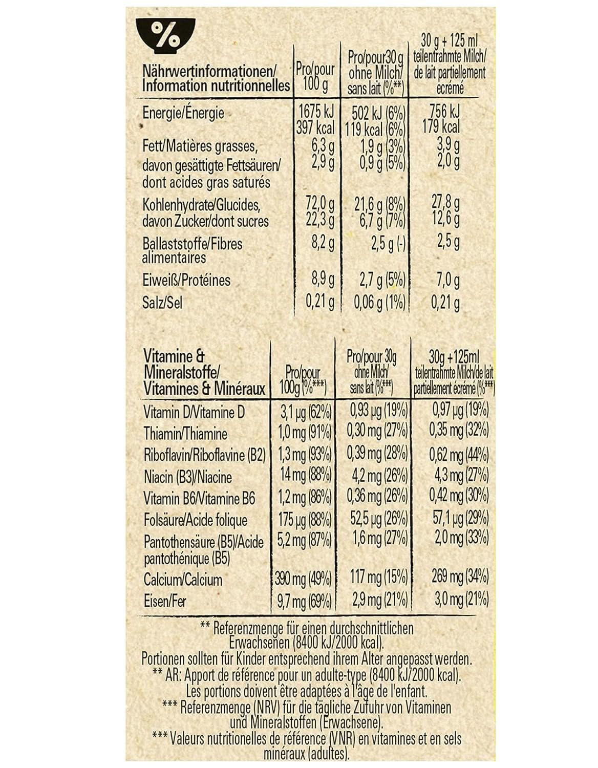 NESTLE Nesquik Duo, flingor med mörk och vit choklad med fullkornsmjöl, förpackning med 7 x 325 gram Naty Shop-flingor