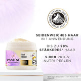 Pantene Pro-V Silky & Glowing Hair Rescue intensiv hårmask med Biotin och Keratin Reconstruct 300ml. Hjälper till att reparera torrt, skadat eller markerat hår Naty Shop Hair Mask
