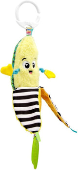 LAMAZE Bea the Banana, Clip on barnvagn och barnvagn Newborn Toy, Baby Sensory Toy med färger och ljud, utvecklingsleksak för pojkar och flickor 0-24 månader, Yellow Baby Toys Naty Shop