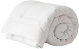 Good Nite Enkelsäng Sängkläder Set 15 Tog Vinter Varm Enkelsäng Mjuk Polyester Hålfiber Vita Lakan med hörnremsor Maskintvättbar (Vit 15 Tog 130 X 150 Cm) Naty Shop Täcken Vita 15 Tog 130X150Cm