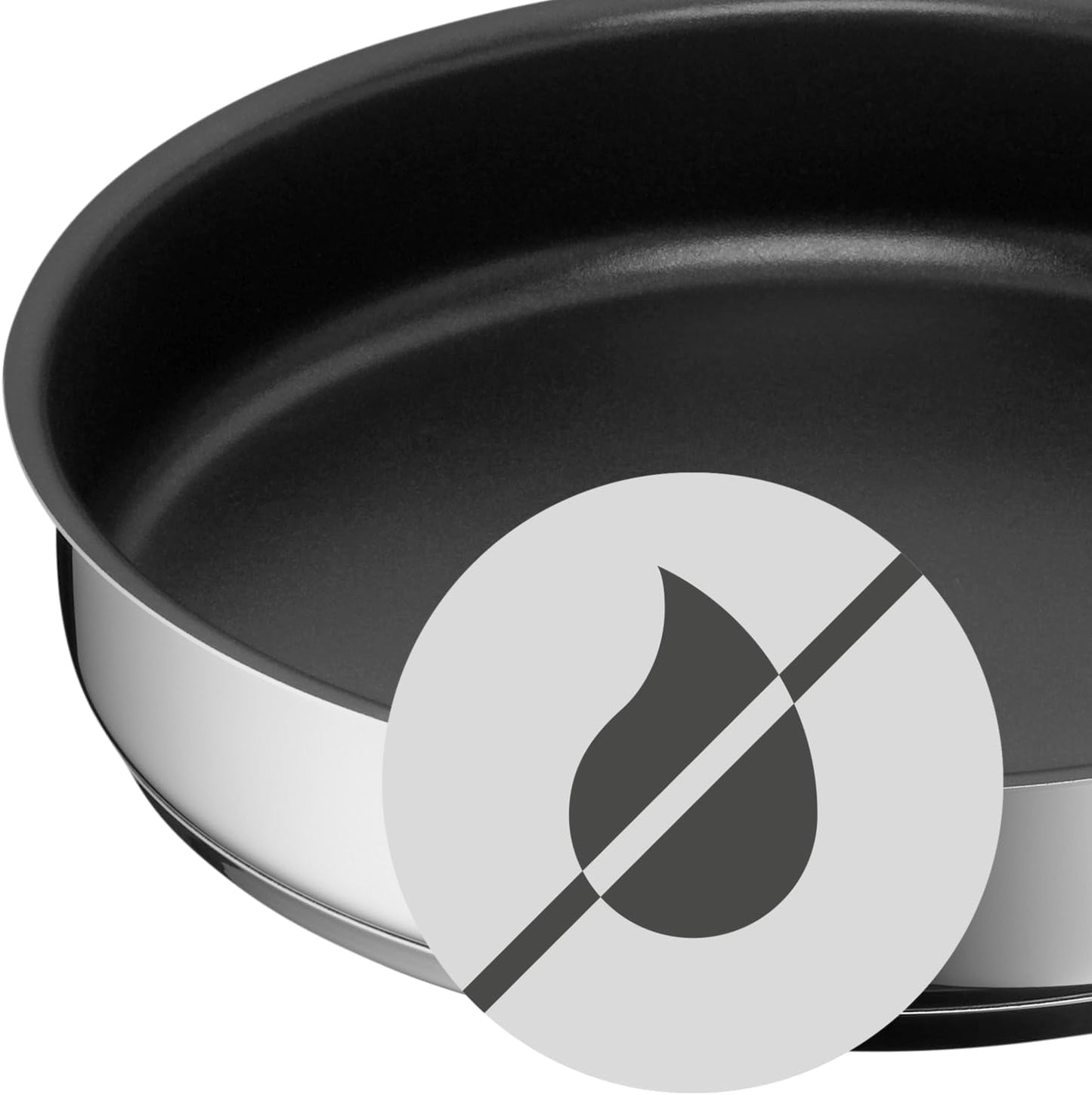 WMF Mini liten täckt stekpanna 18 cm, Cromargan i polerat rostfritt stål, induktionsgrytor och stekpannor Naty Shop