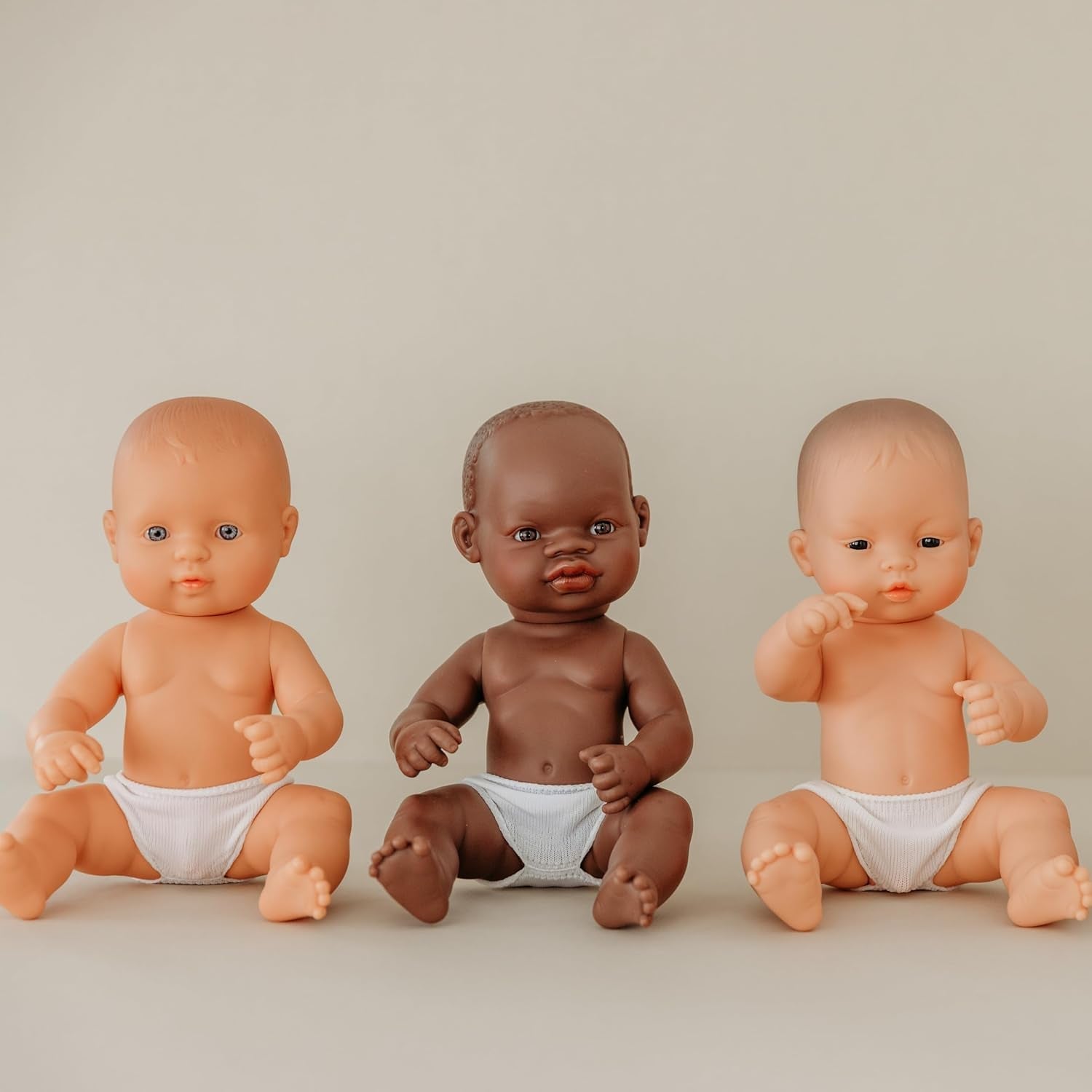 Miniland Babydocka, afrikansk pojke, 32 cm, anatomiskt korrekt
