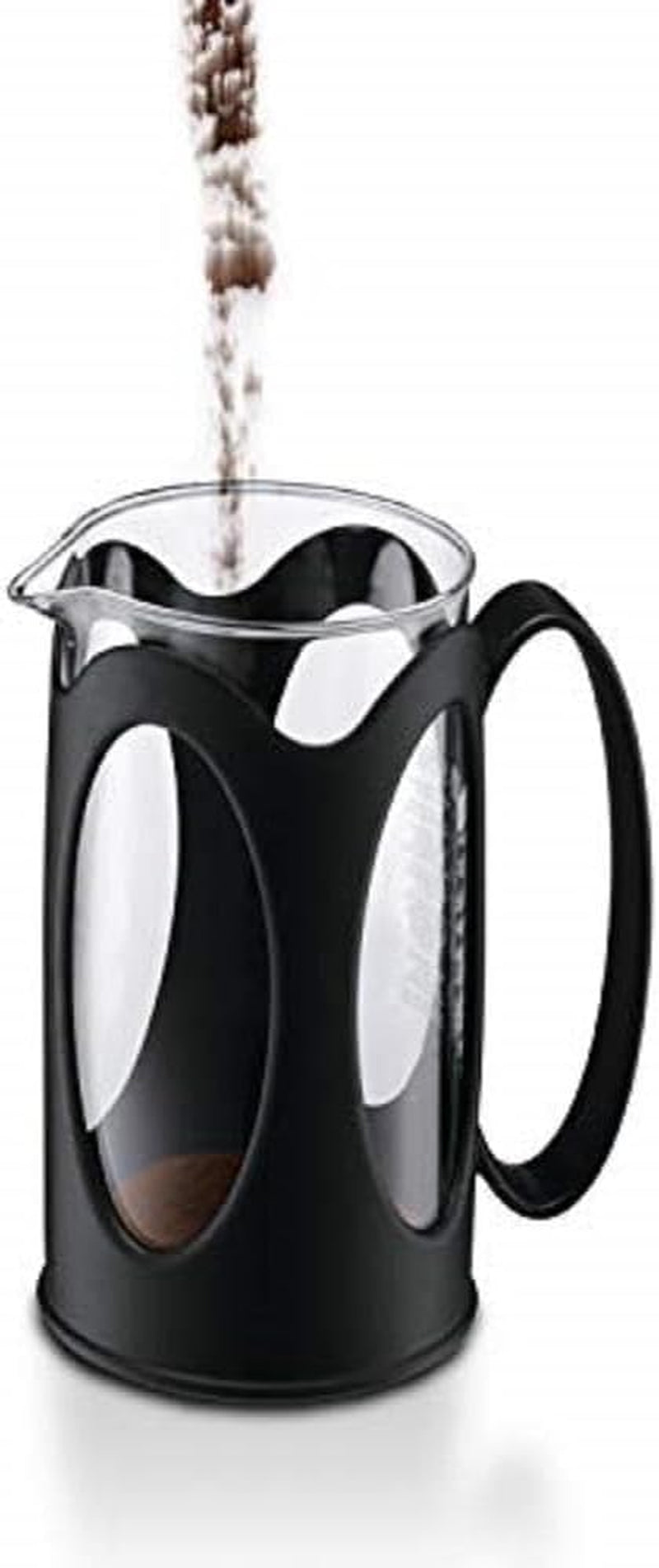 Bodum Kenya kaffebryggare - 1L / 8 koppar - Manuell fransk press Borosilikatglas och rostfritt stål - Tål diskmaskin - Tillverkad i Portugal