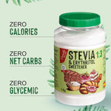Stevia + Erythritol 1:3 Süßstoff | 1G = 3G Zucker | 100% Natürlicher Zuckerersatz - 0 Kalorien - 0 Glykämischer Index - Keto Und Paleo - 0 Netto-Kohlenhydrat - Kein GVO - Castello sedan 1907-1 Kg Sweeteners Naty Shop