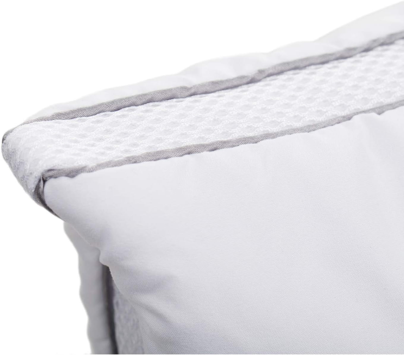 Gözze - Kudde med innerkudde 150G och klimatremsa, inklusive refillpåse, 40 X 80 Cm - White Naty Shop standardkuddar