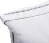 Gözze - Kudde med innerkudde 150G och klimatremsa, inklusive refillpåse, 40 X 80 Cm - White Naty Shop standardkuddar