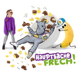 FRECHE FREUNDE KIDS, Bobs & DIKKAs Crunchy Banana Cacao Müsli, Crunchy Chocolate Müsli för barn, Lågt socker, Inga tillsatser, 100 % vegansk, 6 bitar (6 x 280 g)