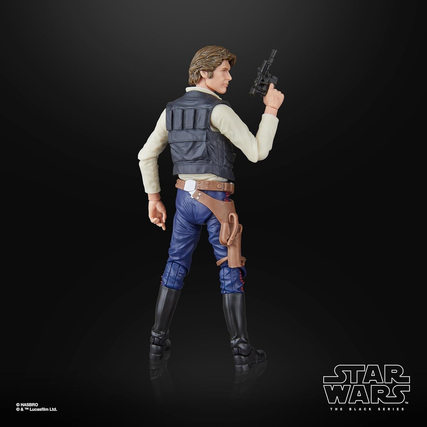 Star Wars The Black Series Han Solo, Star Wars: A Hope Premium Collectible Actionfigur (15cm) Actionfigurer Naty Shop
