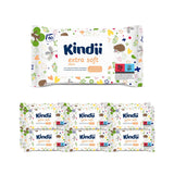 Kindii Natural Balance våtservetter för bebis – (1 x 60 st.) Våtservetter för bebisar och barn – Skyddande, Aloe Vera, Delikat doft – 60 st.