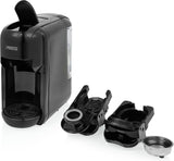Princess Espressor 249452 – För Nespresso™, Dolce Gusto och ESE kapslar – 19 bar italiensk pump – 0,6 L – 1450 W
