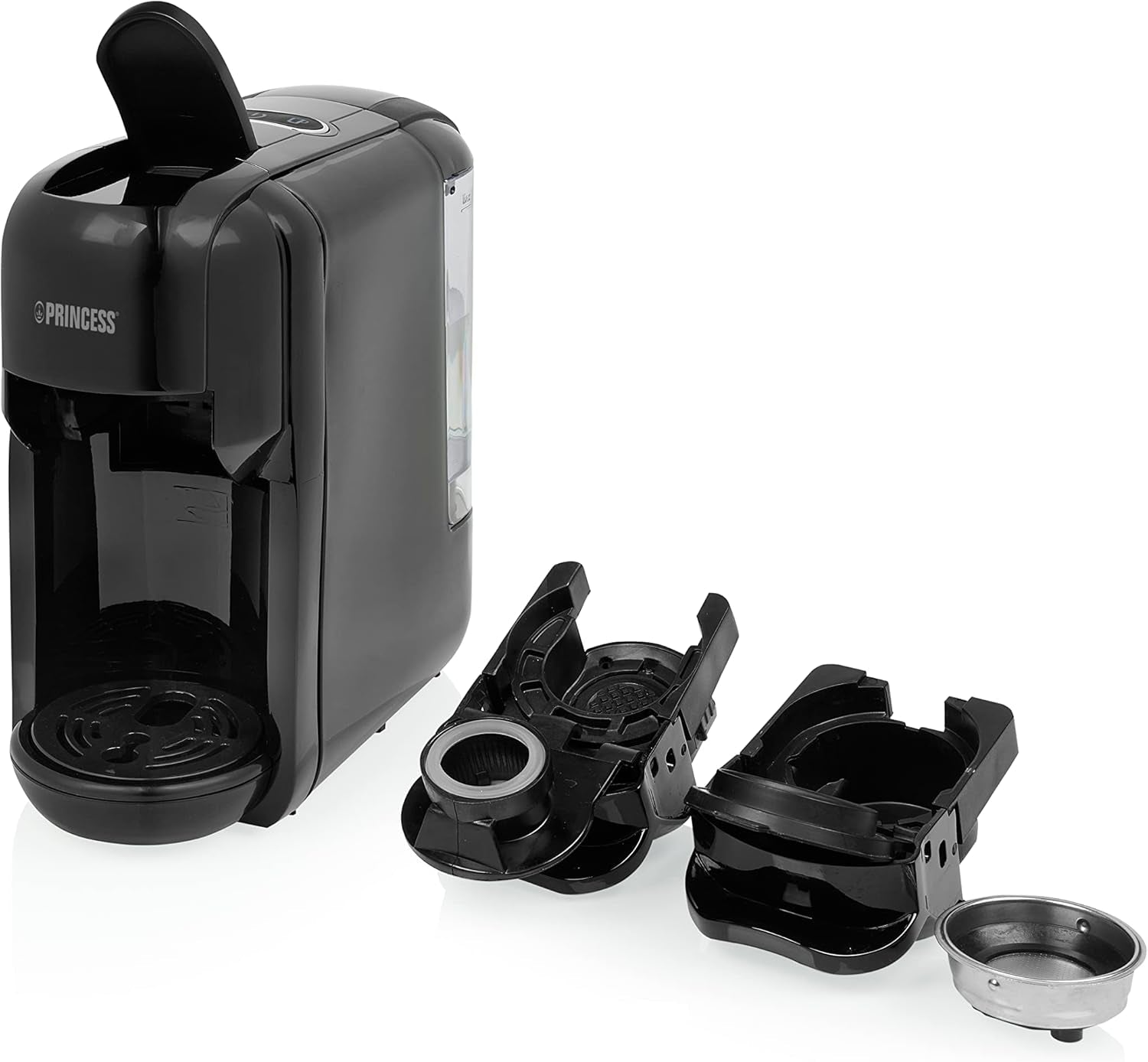 Princess Espressor 249452 – För Nespresso™, Dolce Gusto och ESE kapslar – 19 bar italiensk pump – 0,6 L – 1450 W