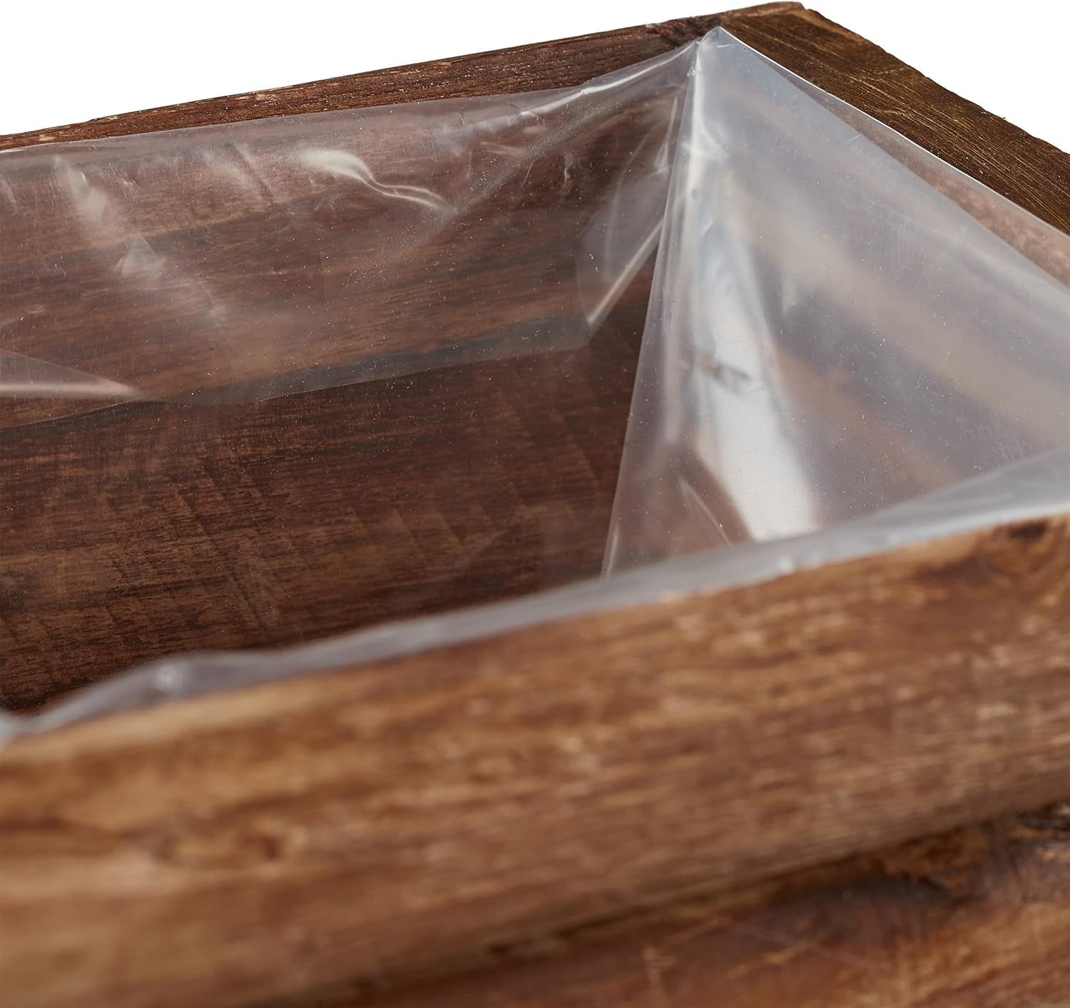 Relaxdays Planter Skottkärra, Set med 2, Trädgårdsdekoration, H x B x D: 12,5 x 26 x 12 cm, Blomstervagn för plantering, Trä, Naturlig