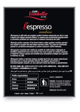 Caffè TROMBETTA L 'Espresso, Italien Kaffee Nespresso kompatibel Kapseln. Aus 100% Arabica mit einem vollmundigen und körperreichen - 50 Kapseln, 50 Stück (1er Pack)