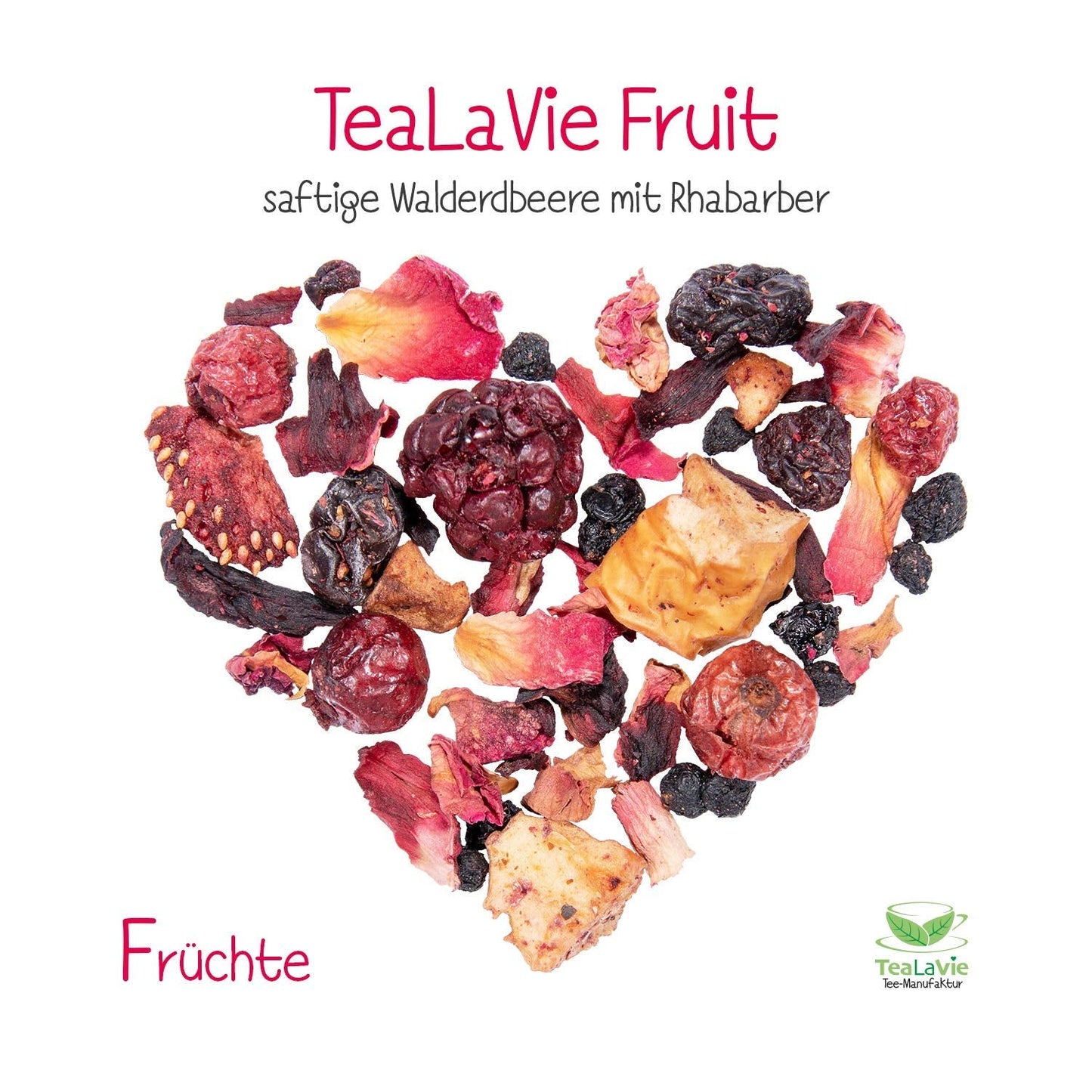 Tealavie - Te för barn utan socker - Jordgubbar och rabarber (200 g) Tealavie Frukt - Lös fruktte