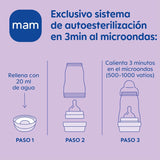 MAM Newborn-set, presentset, bestående av: 2 x Anti-kolik-flaskor 160 ml, 1 x Anti-kolik-flaska 260 ml, 1 x Original Start-napp, 1 x Brosch för napp, från 0 månader, Neutro