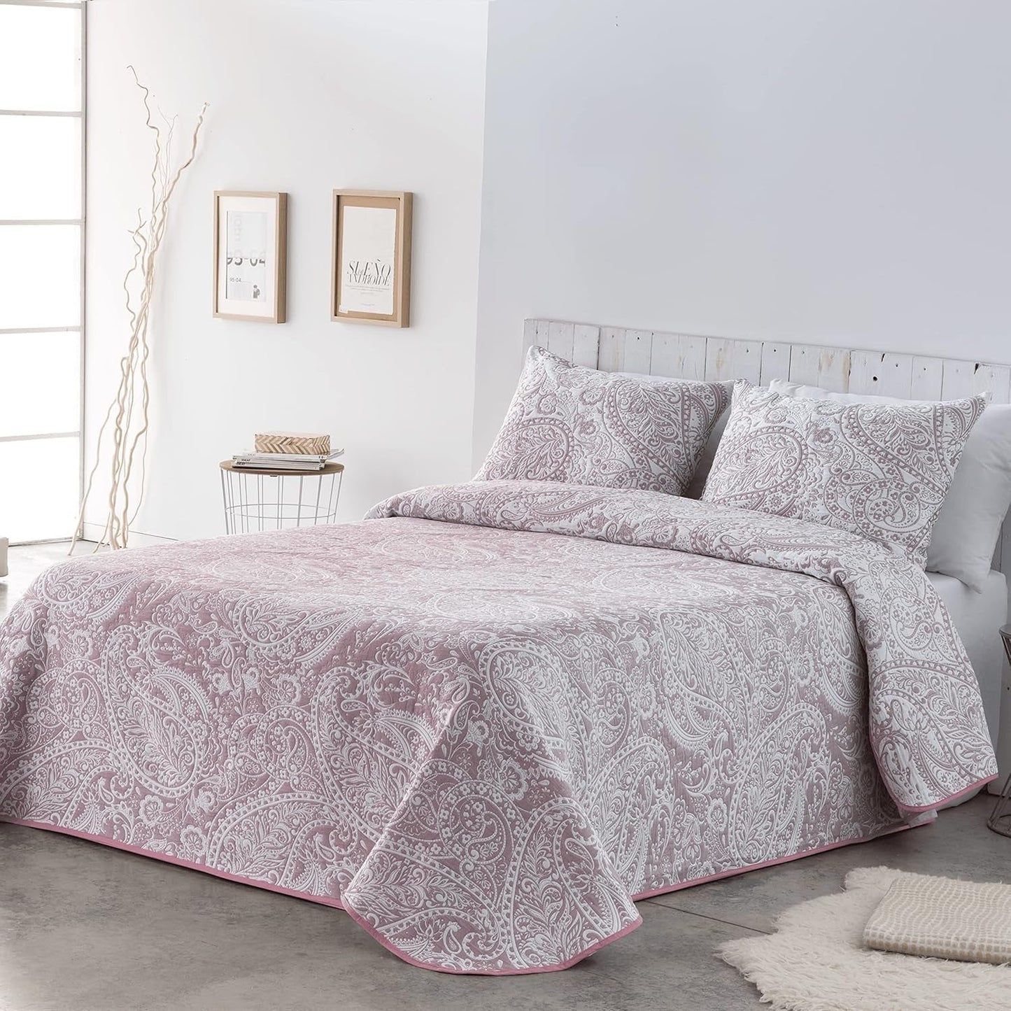 VIALMAN Lätt filt Sofia 29, Bomull Polyester, Brun, Cama 135: 230 X 270 Cm Sängar och filtar Besuche den VIALMAN-Store Rosa 105X190 Cm