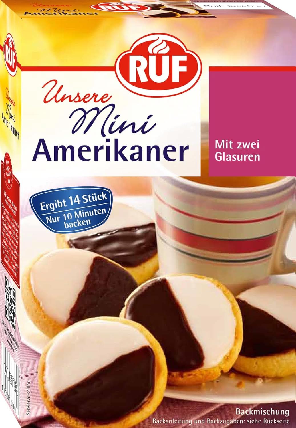 RUF Minimuffins med citron, bakmix med citronsmak, 350 gram Kitchen Naty Shop American Muffins