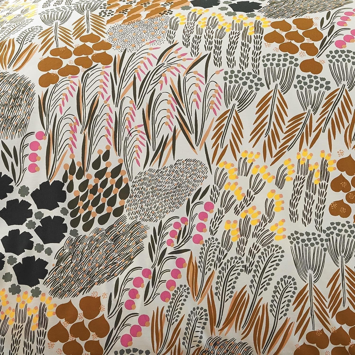MARIMEKKO Queen Sängkläder Set, Bomull Percale Sängkläder med matchande örngott, Heminredning året runt (Pieni Letto, Flerfärgad, Queen size-säng) Naty Shop Täcken och täcken