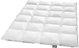 Traumnacht Basic Lätt duntäcke med nytt vitt dun (60%) och fjädrar (40%), DIN EN 12934, 135 X 200 Cm, Down Pass och Oeko-Tex certifierat, producerat enligt tysk kvalitetsstandard Täcken och täcken Naty Shop 90 procent dun / 10 procent fjädrar Varm vinterfilt 2 4020
