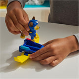 PAW PATROL Chase Action Pup Mini Räddningsflygplan Lekset med hopfällbara vingar Leksak för barn 3 år gamla actionfigurer Naty Shop