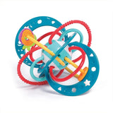 LUDI - Bell Planet - Leksak för barn - Från 3 månader - Levande färger, olika texturer och original form - Främjar finmotorik och fingerfärdighet Bebe Naty Shop Planeta Toys