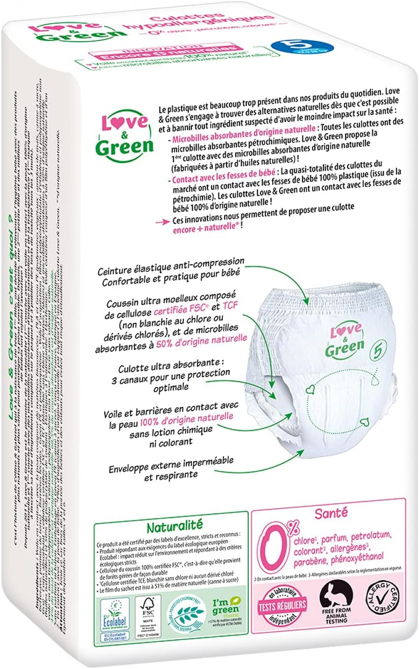 Hypoallergena blöjor, storlek 5, 1 förpackning - 18 st