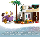 LEGO 43223 Disney Wish Asha i Rosas City, Önskefilmset med marknad, Asha Minidocka, Valentino som leksaksget och stjärnfigurer, Present till barn 6 år, Byggset för flickor och pojkar Besuche den LEGO-Store