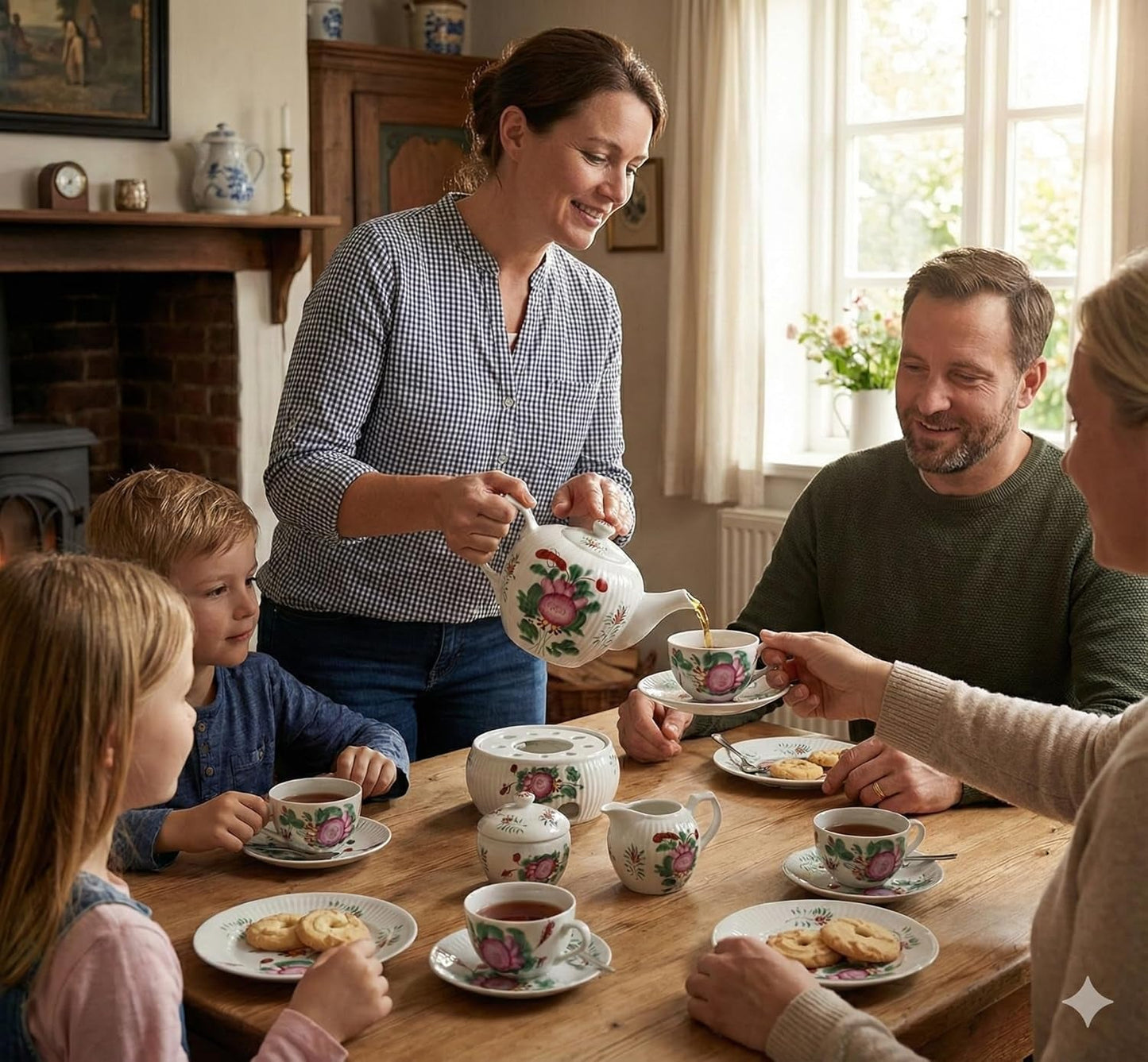 Östfrisiskt te Rose Tea Service