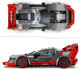 LEGO Speed Champions Audi S1 E-Tron Quattro racerbilsset med billeksaker att bygga, leka och visa, bilmodell för barn, present till 9-åriga pojkar och flickor 76921 Byggset Besuche den LEGO-Store