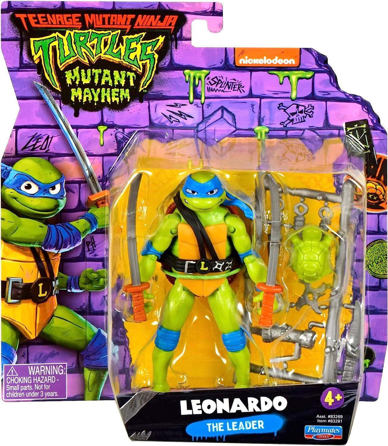 TEENAGE MUTANT NINJA Turtles - Leonardo Basfigur Actionfigurer Naty Shop