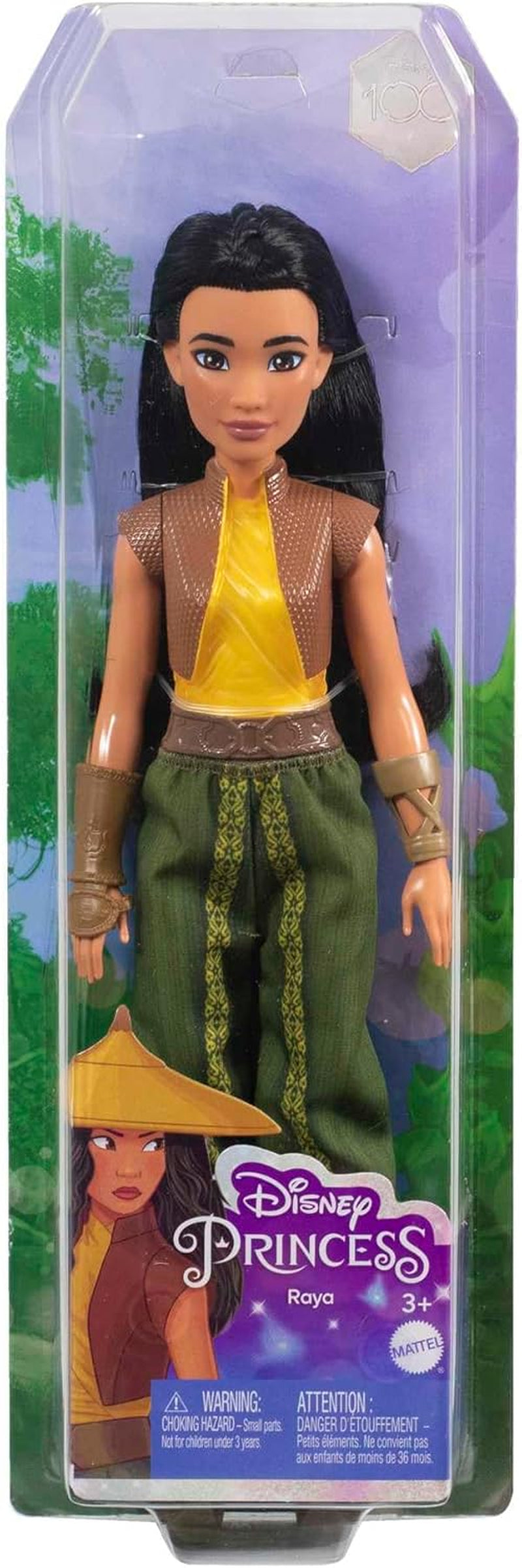 Mattel Disney Toy Raya Leddocka med kläder och tillbehör Disney filminspirerad present för barn HLX22