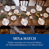 Villeroy & Boch Toy's Delight Royal Classic 8-delad servisset, diskmaskin och mikrovågssäker, vit, tallrikar, 4-personers servisset, julservis, leksaker, premiumporslin