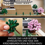 LEGO Architecture Himeji Castle, Vuxen Model Kit, Landmark Collection, Creative Gardening and Japanese Culture Fan Set med Cherry Blossom Tree, Present till honom och hennes 21060 byggset Besuche den LEGO-Store