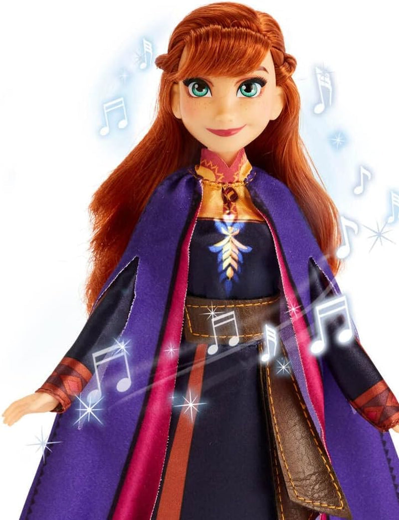 Disney Frozen 2 Frozen Anna Music Singing Doll i lila klänning Leksak för 3 år och uppåt 57237830 Flerfärgad