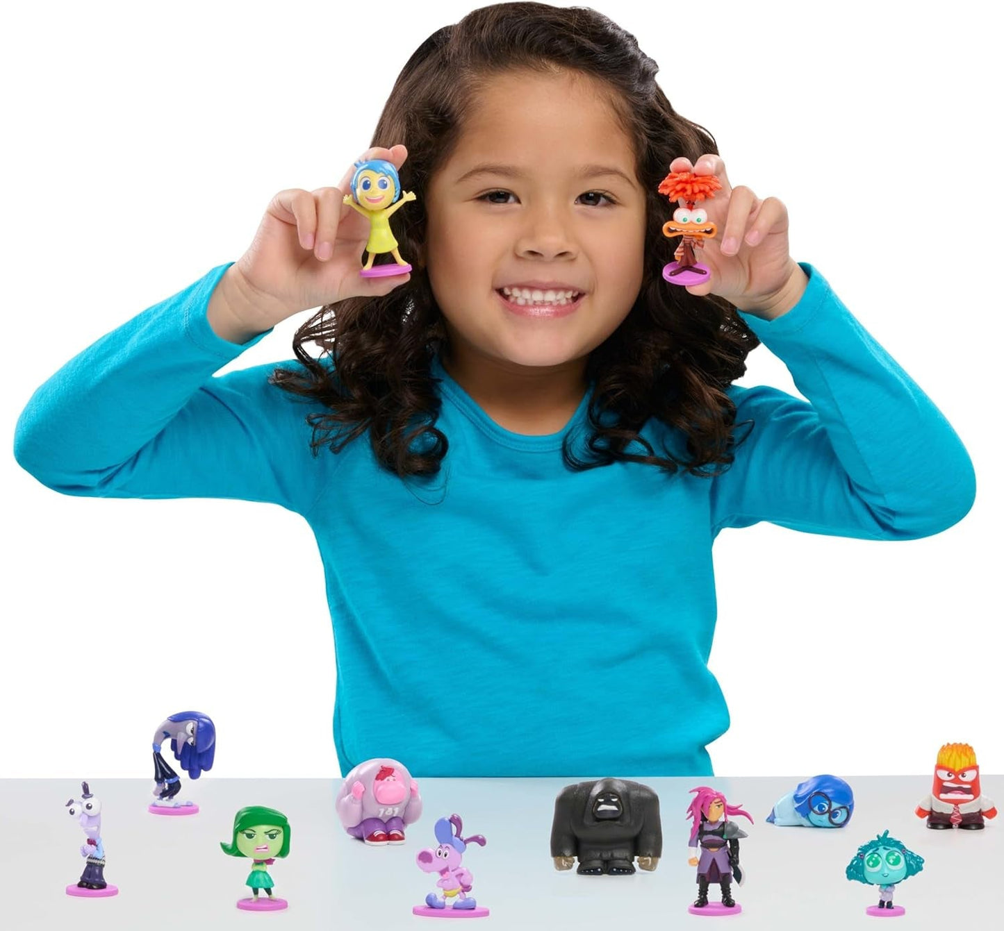 Spela bara Disney och Pixar inifrån och ut 2 minifigurer Samlarfigurer 2,5 cm till 6,4 cm höjd Leksaker för barn från 3 år och uppåt Actionfigurer Naty Shop