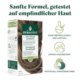 Permanent hårfärgningsgel 6N mörkblond - 170 ml I Ammoniakfri, 100 % täckning av grått hår I Testad på känslig hud, med 8 växtextrakt Hårfärgning Naty Shop