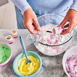 Funcakes Paste Colorants Matfärgningsset, 8 delar: Koncentrerad karamellfärg för deg, grädde, fondant, marsipan, deg, modellpasta och blompasta. Halal.