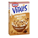 Dr. Oetker Vitalis Classic Crispy Müsli: Stort paket krispig frukostmüsli med russin, 1 paket, 1,5 kg