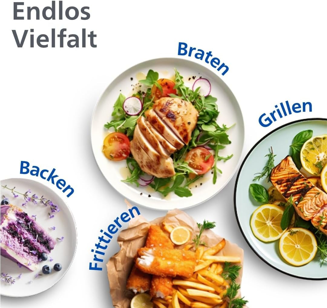Philips Dual Basket Airfryer 3000-serien med frukostset, 9 liter, 2 lådor Hushållsapparater Naty Shop