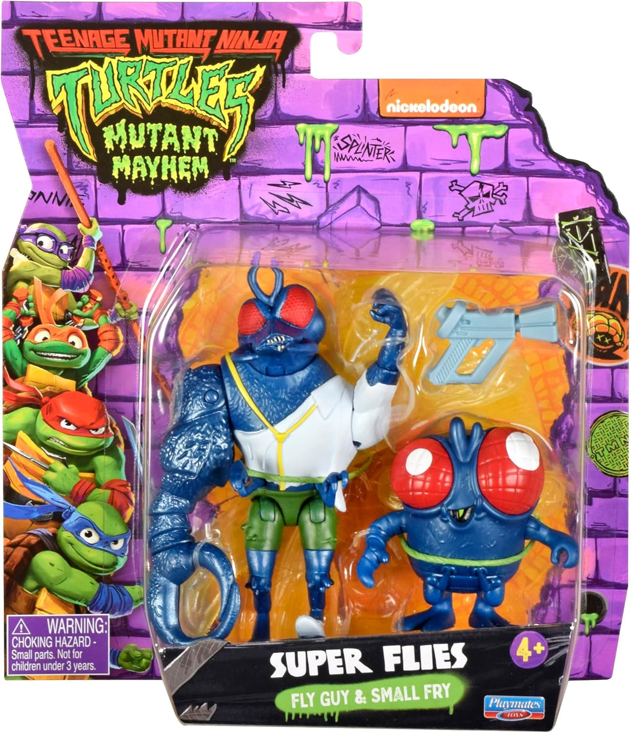 TEENAGE MUTANT NINJA Turtles - Basfigur Ray Fillet Actionfigurer Naty Shop Fluga Kille Liten fluga