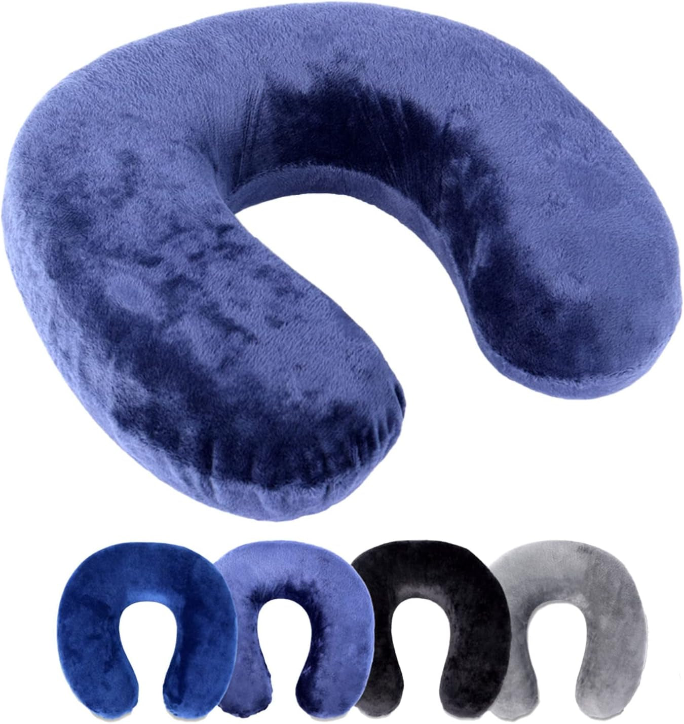 Rocco eK nackkudde, 4 färger tillgängliga, resekudde, nackstödskudde, ortopedisk nackstödskudde, Memory Foam