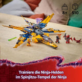 Ras och Arins LEGO NINJAGO Super Storm Flyer - Leksak med drönare, skyttar, blad och motorer - Inkl. 3 Ninja-rollspelsminifigurer - Byggset för pojkar och flickor från 8 år 71833 Byggset Besuche den LEGO-Store