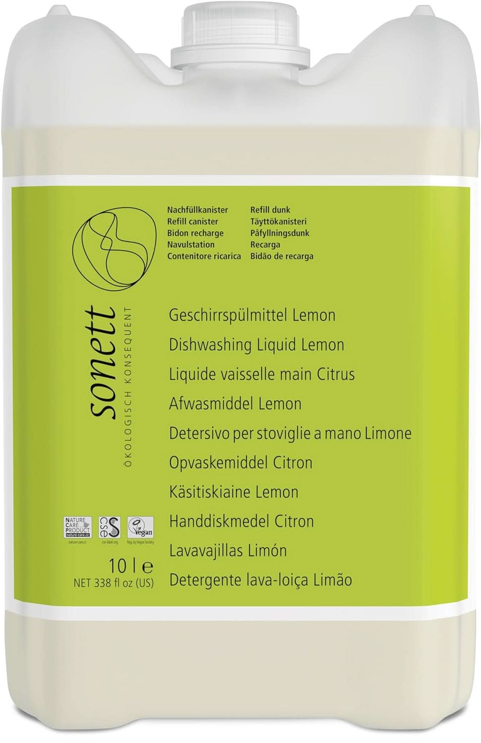 Diskmedel Sonett Lemon Köksdiskmedel Naty Shop
