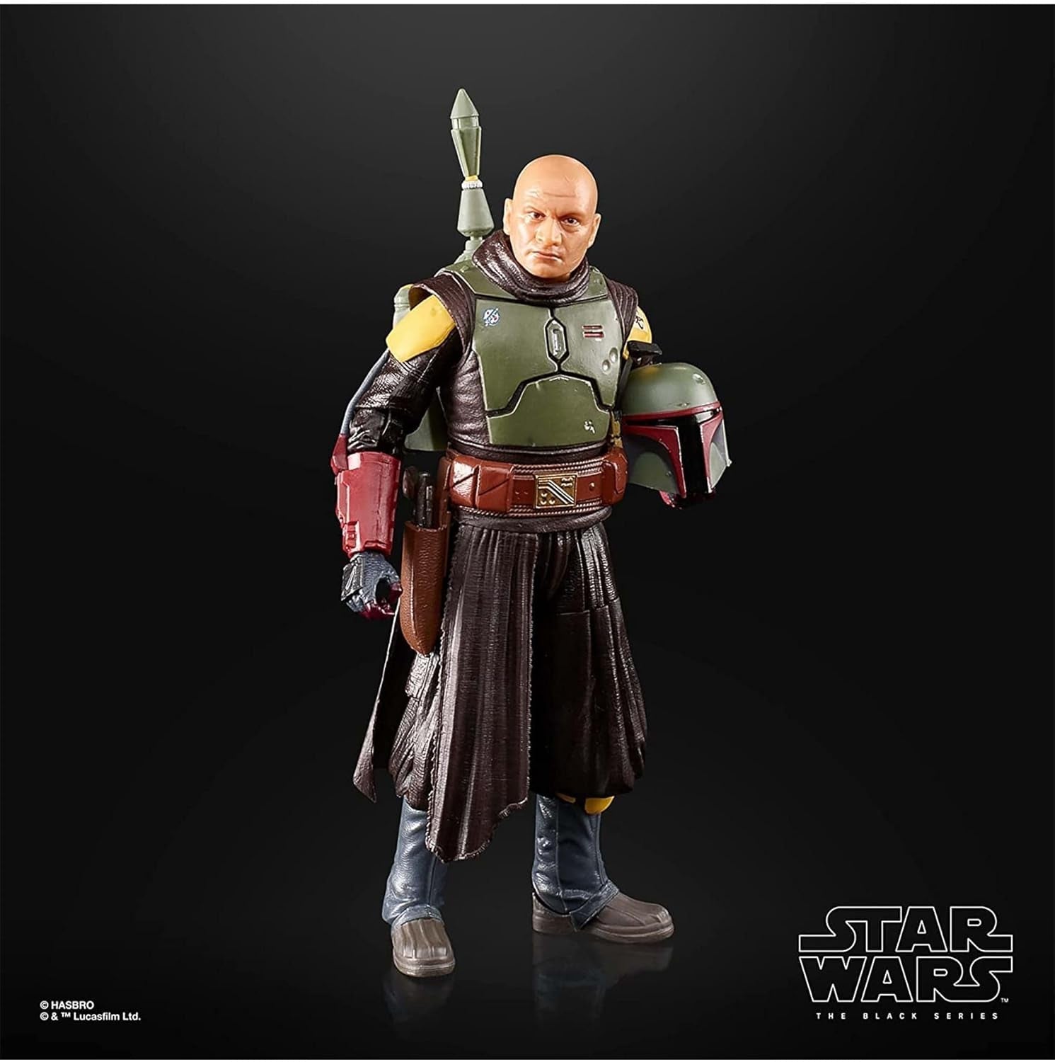 Star Wars Hasbro Black Series Boba Fett (tronrummet): The Book of Boba Fett samlarfigur, för barn 4+ år, multi, 15 cm höjd Actionfigurer Naty Shop