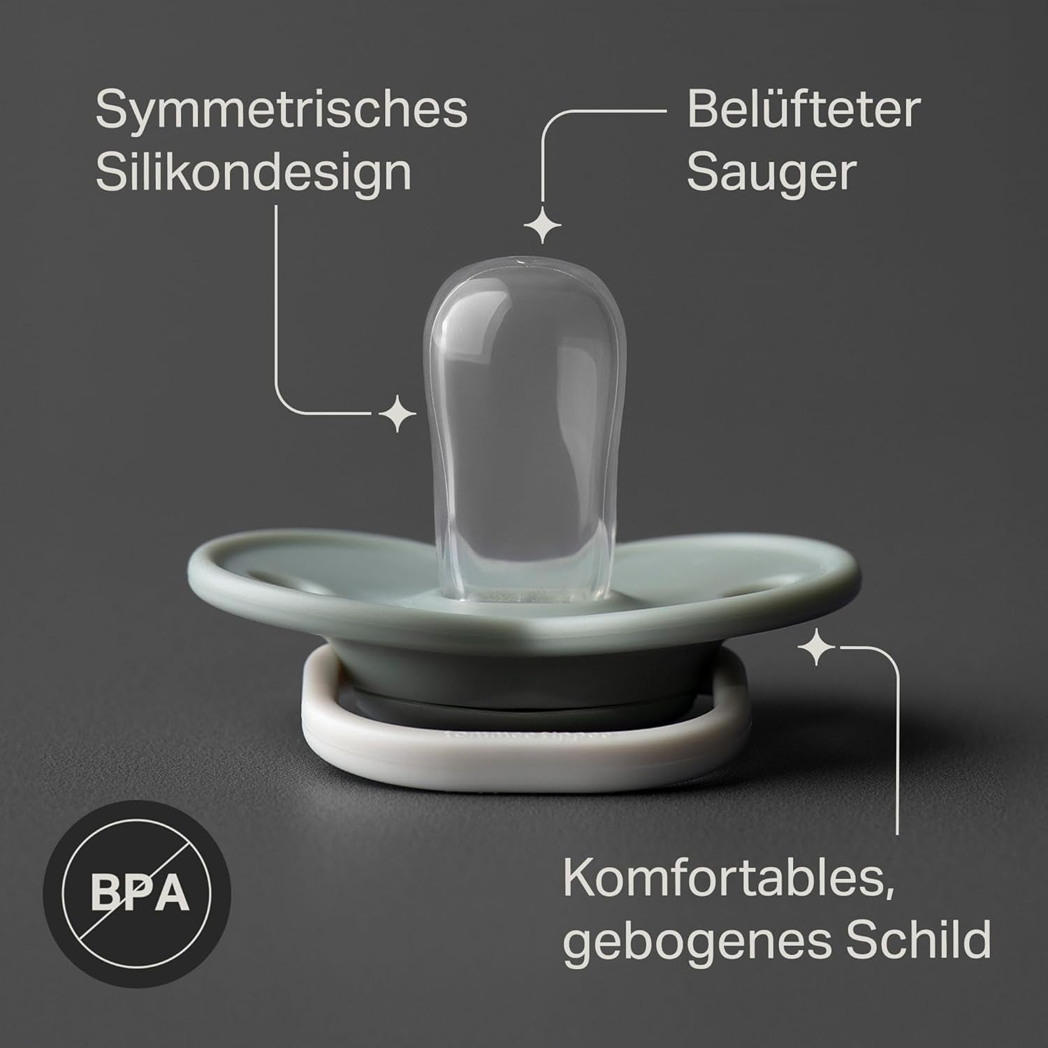 Tommee Tippee Anytime-nappar, 0-6 månader, paket med 6 symmetriska nappar, BPA-fri