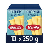 Barilla Pasta Glutenfri Lasagne, gjord på läcker majs och ris, perfekt för personer med celiaki eller glutenintolerans, 10-pack (10 x 250 g)
