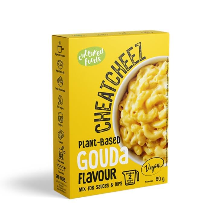 Cultured Foods CHEATCHEEZ Vegansk Goudasås - laktos- och glutenfri