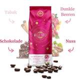 Caffè ekologiska espressobönor 250 g - 100 % ekologiska - Rostade på Sicilien - Århundraden gammal handgjord rostningsmetod - Premium espressobönor för helautomatiska maskiner och portafilter